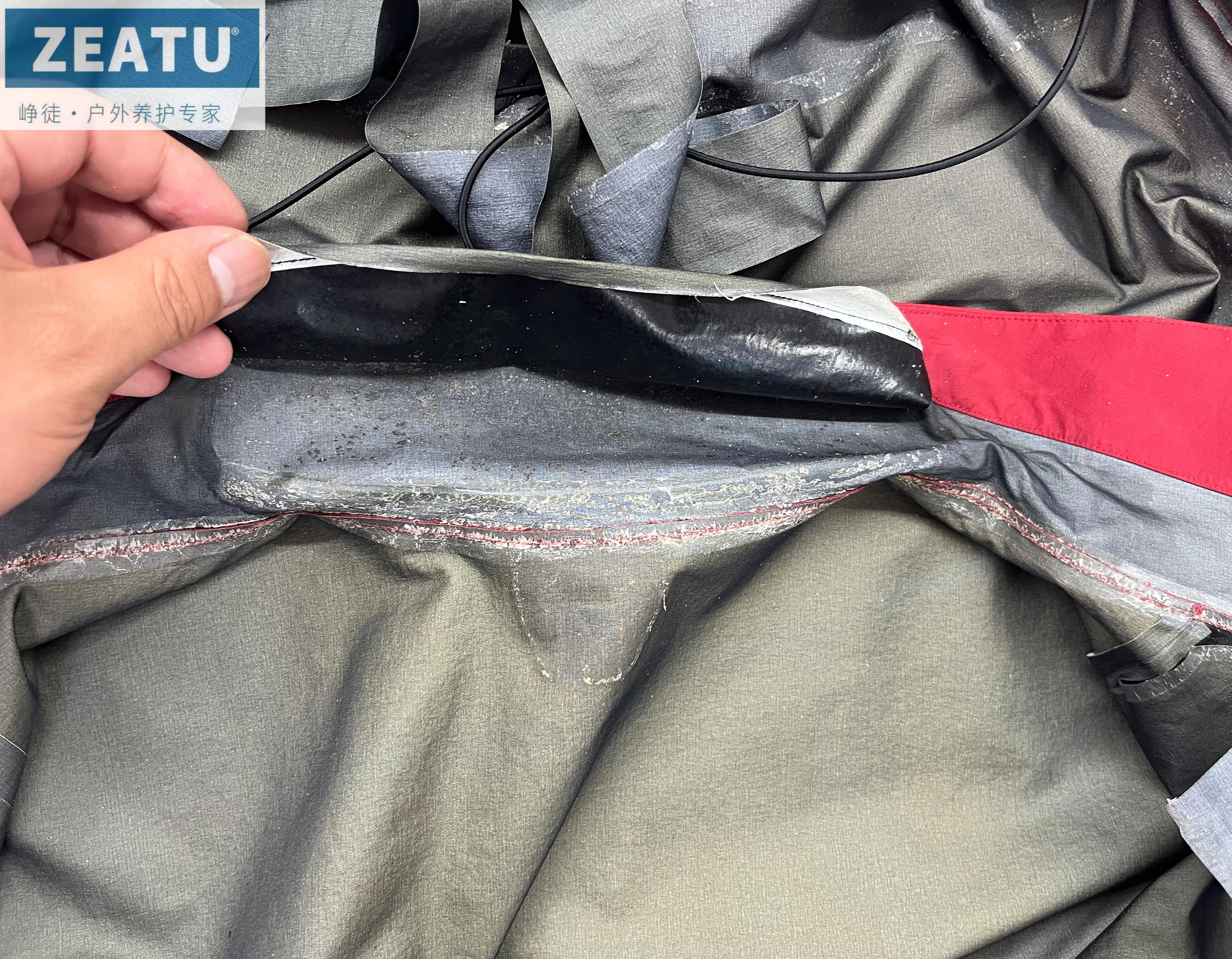 始祖鸟破洞冲锋衣如何修复,始祖鸟冲锋衣防水修复教程
