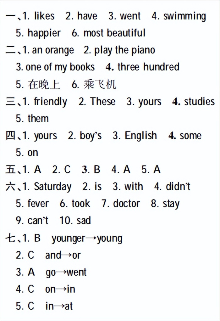 小学英语语法学霸笔记,小学语法单词学霸笔记