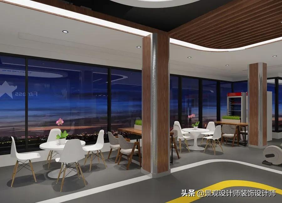 健身房设计效果图费用,大型健身房设计方案效果图