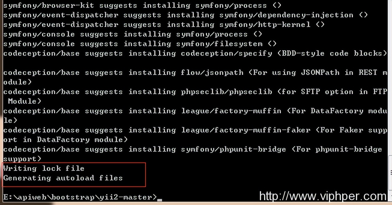 win7系统下安装yii2步奏