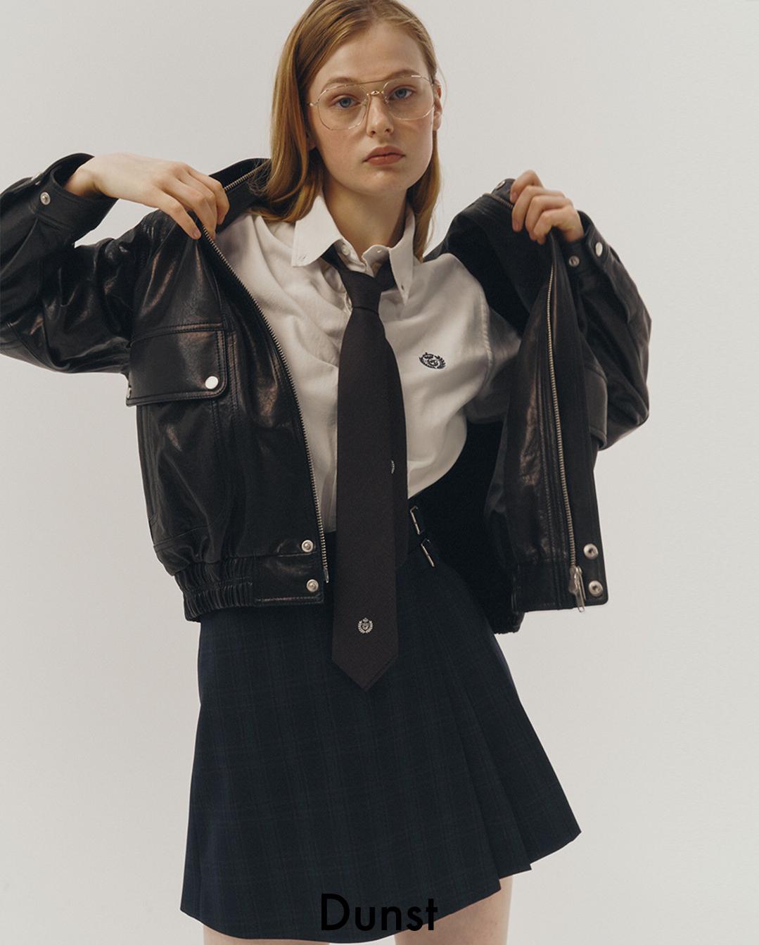 洋气气质皮夹克,皮夹克穿出高级风