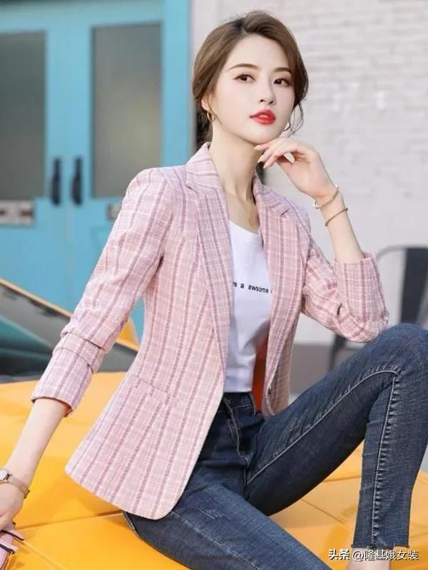 大码短款薄西装外套新款,大码西装夏季薄款短款外套