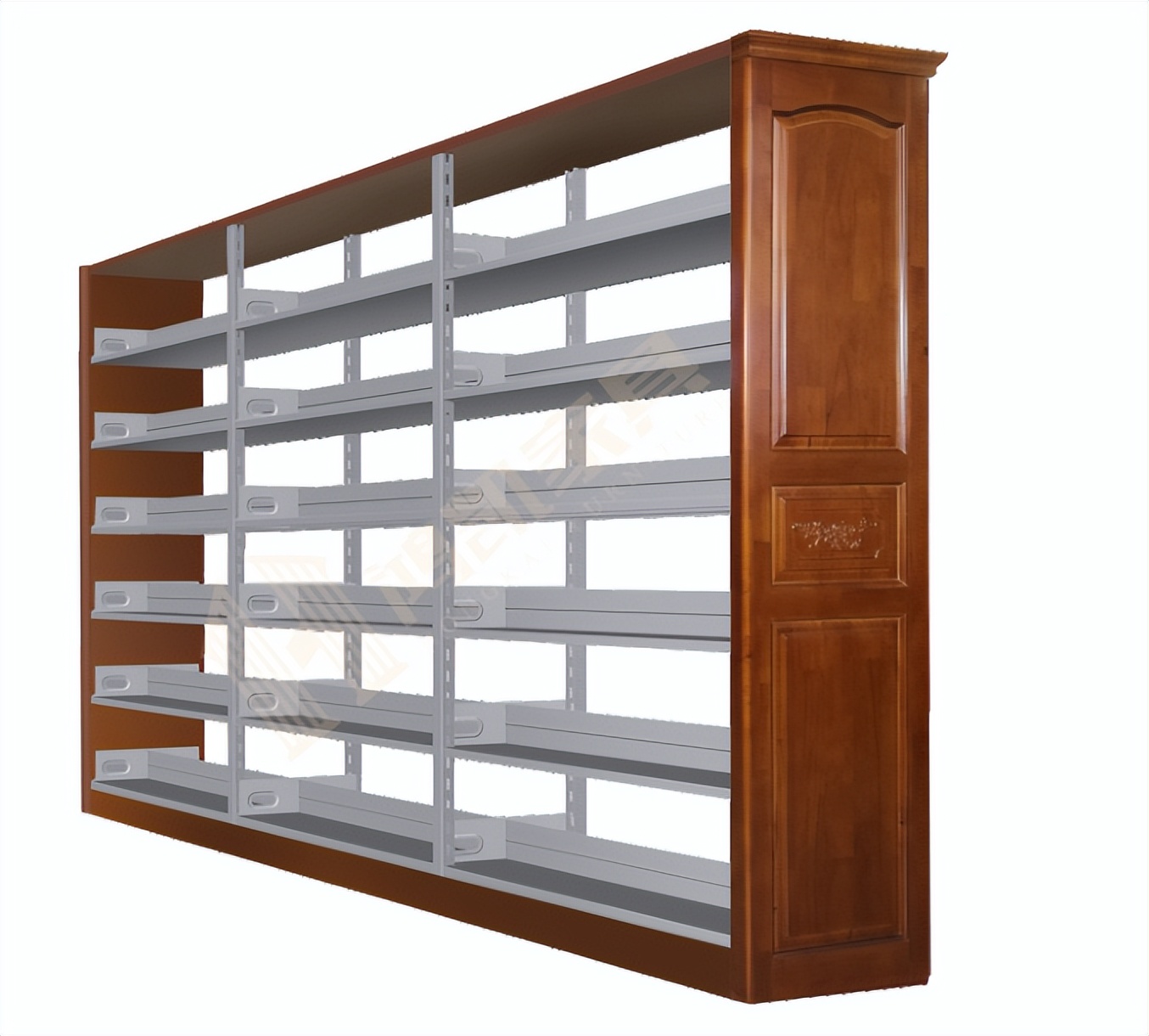 鸿凯家具推出HK-S0002B期刊书架，彰显校园文化内涵