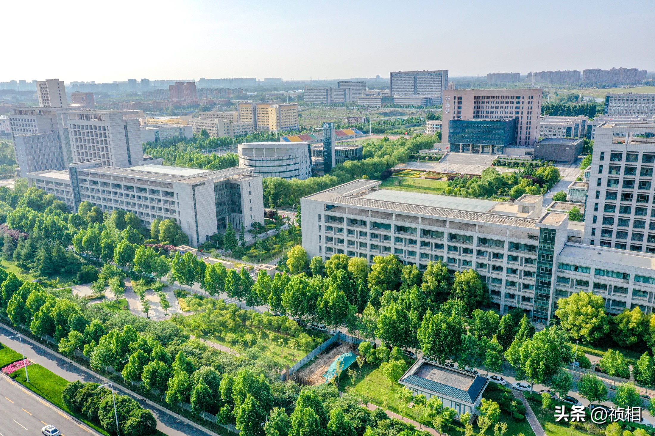 航拍郑州白沙新片区，省级产业集聚区，未来中原经济区核心之一