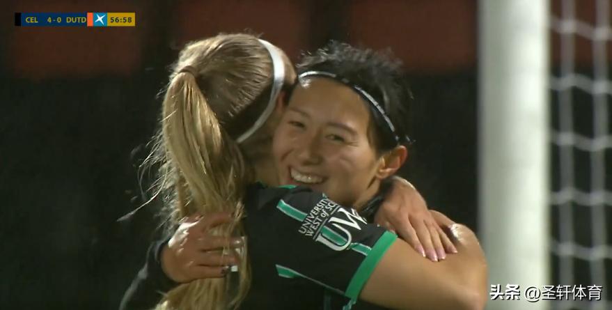 单场轰3球，沈梦雨彻底征服欧洲，中国球迷盛赞：上海梅西+三球王