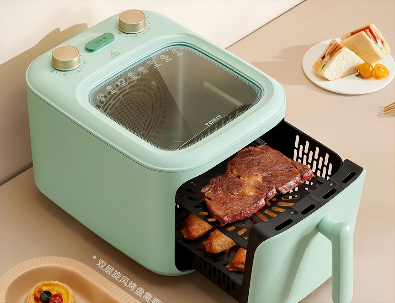 十大热门空气炸锅排行榜,十大品牌空气炸锅排名不用翻面的