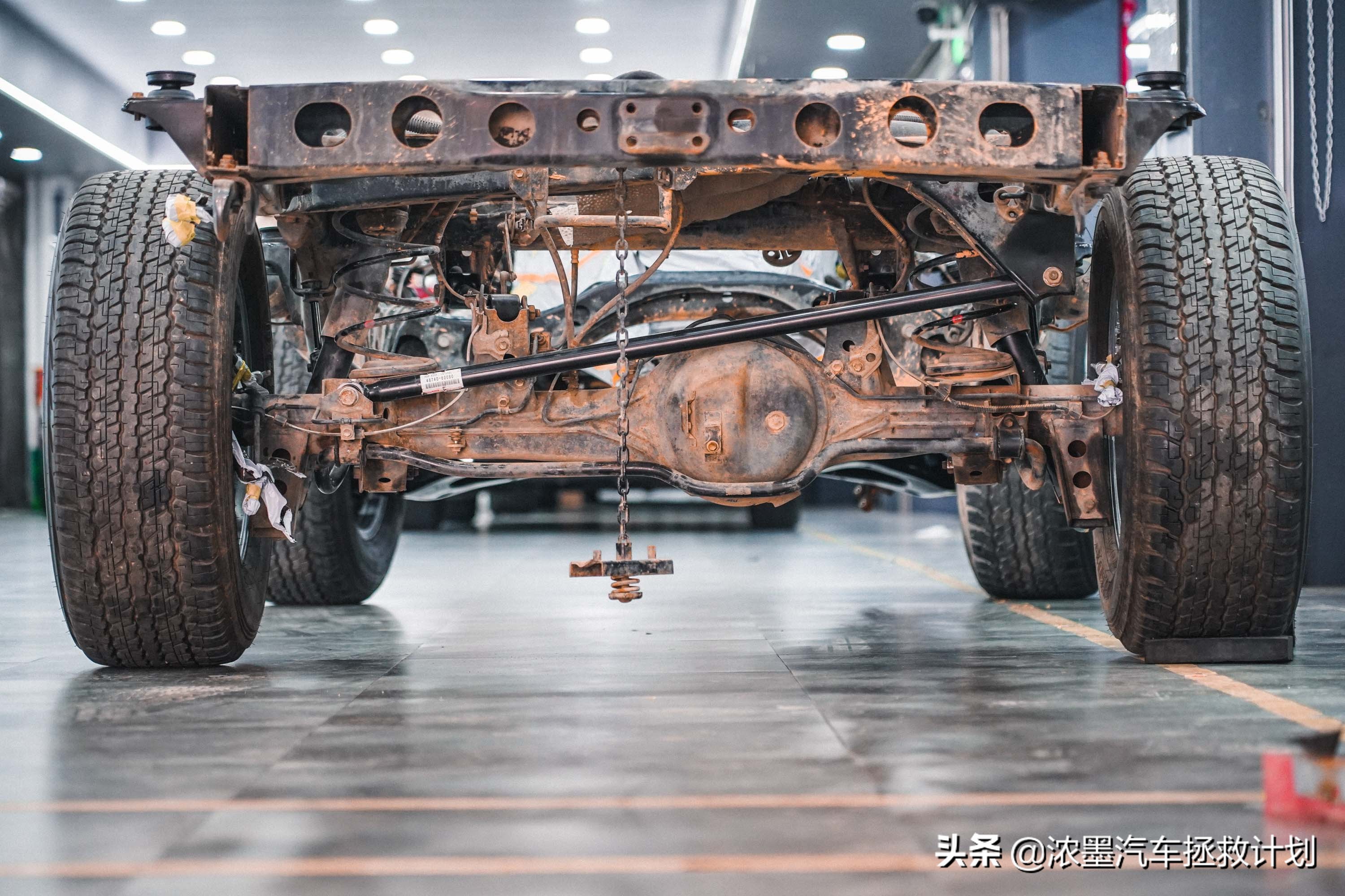 上篇｜用极致的工艺修复16年前的LX470，无惧疾风骤雨放怀前行