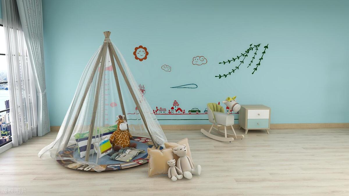 儿童房床柜子一体的装修,超实用的儿童房装修攻略了解一下