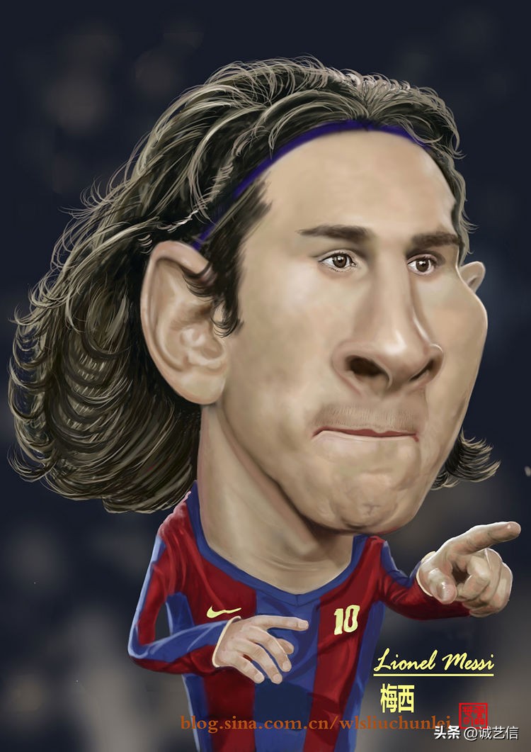 卡塔尔梅西漫画海报,梅西拿着美洲杯来卡塔尔的漫画