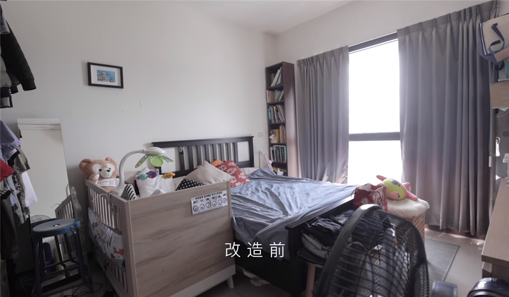 小两口用3天时间，将13㎡杂乱卧室变成森系风，网友：心服口服