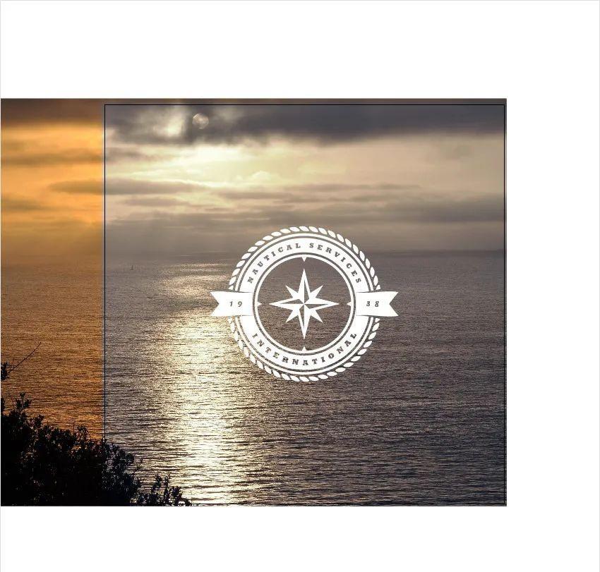 航海主题徽标,航海公司的徽标