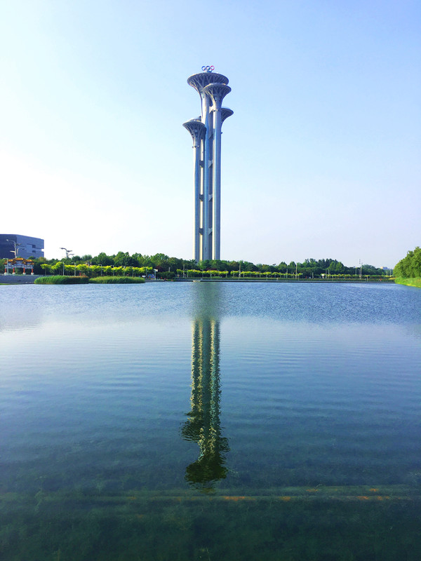 去奥林匹克公园能看到水立方吗,从奥林匹克塔看奥林匹克公园