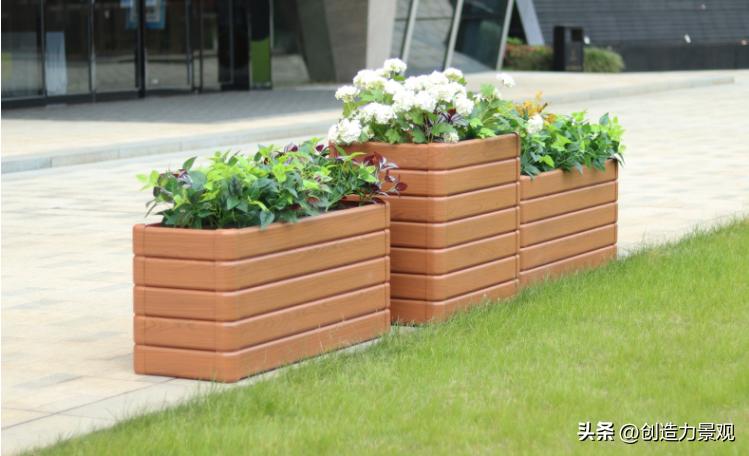 花箱小庭院景观设计,庭院花箱设计款式大全
