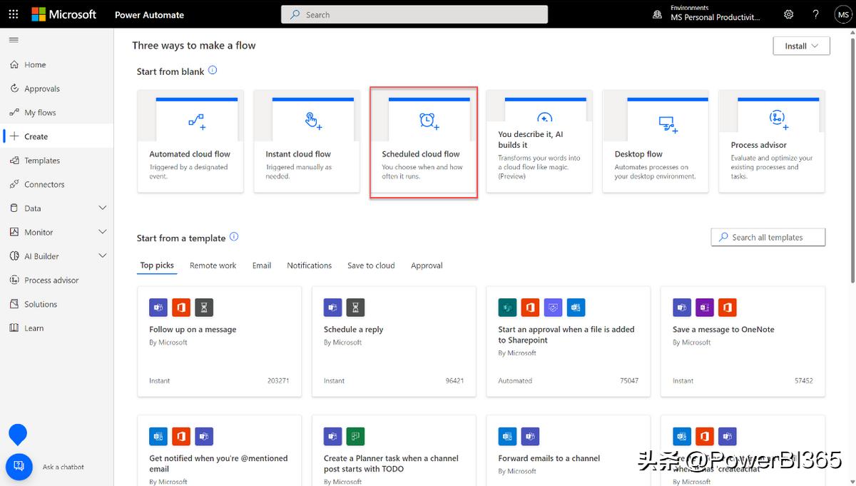 powerautomate中文教程,powerbi的报表导出到网页