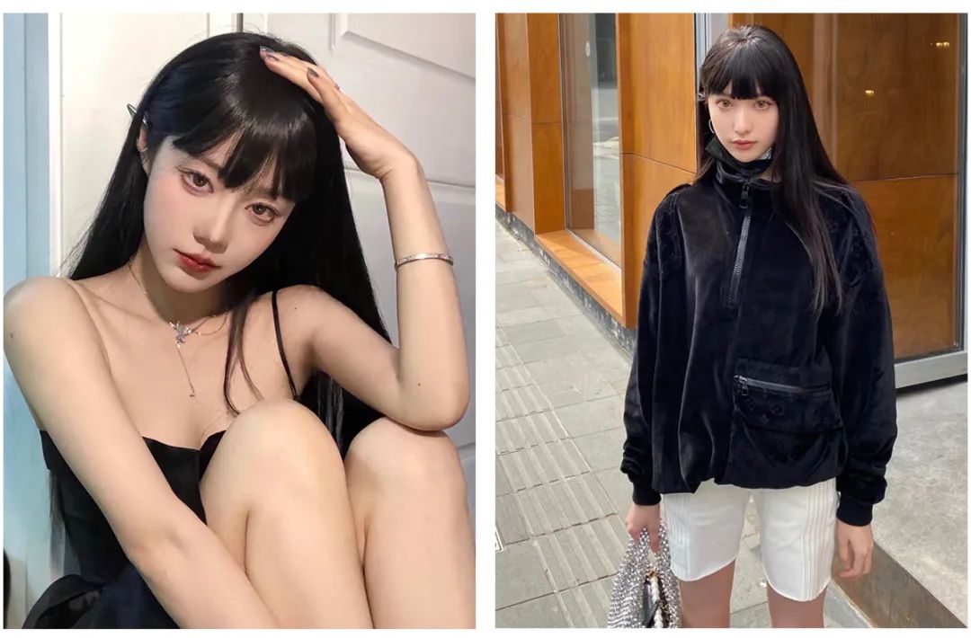 赵露思这刘海是怎么剪的,赵露思新发型齐刘海