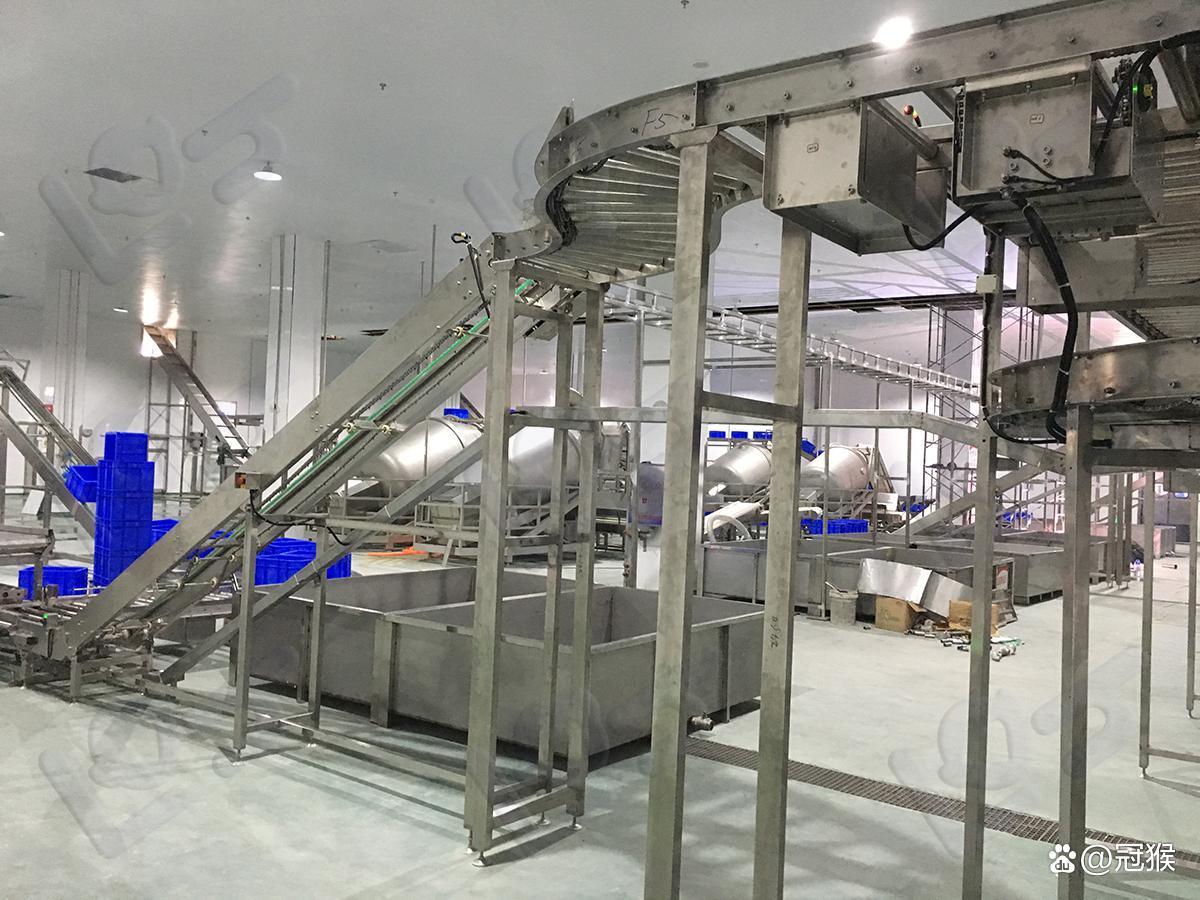 食品加工气力输送生产线,食品加工生产线自动化设备