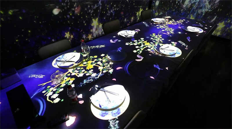 沉浸式投影光影餐厅公司,沉浸式投影餐厅立体感