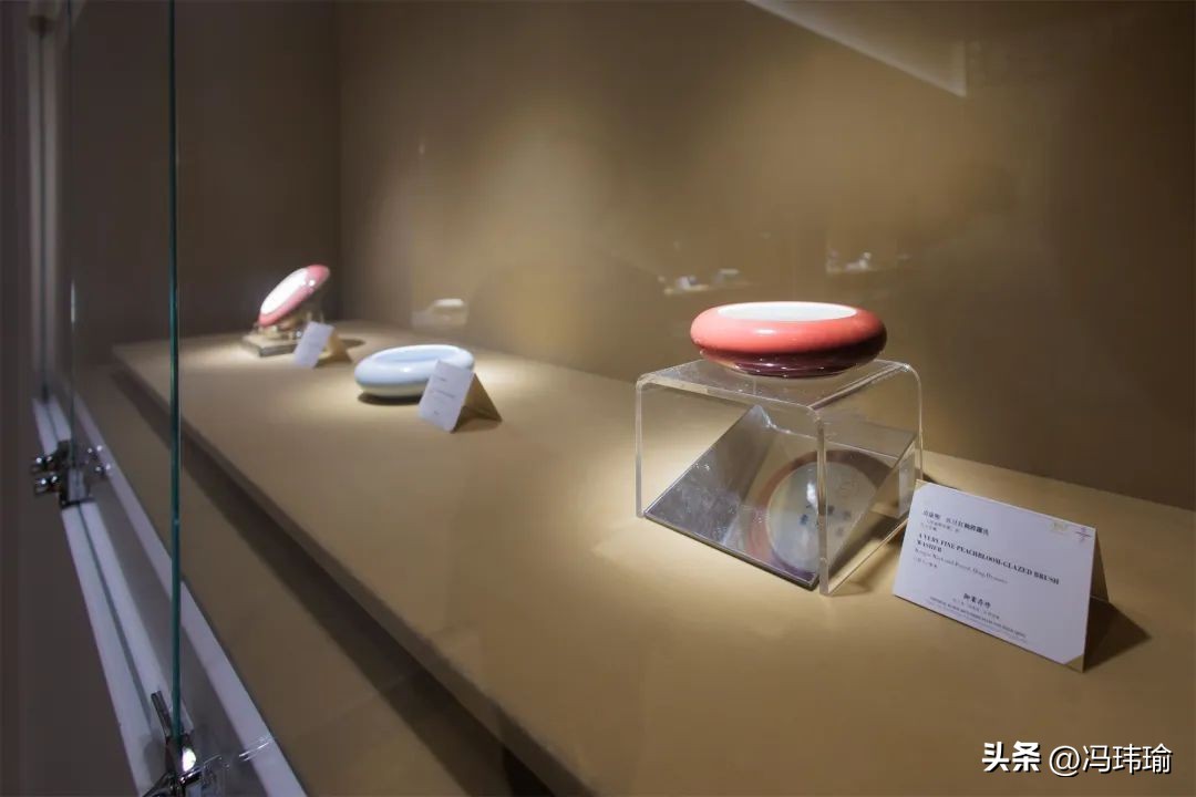 单色釉文房瓷器,清代单色釉文房瓷器