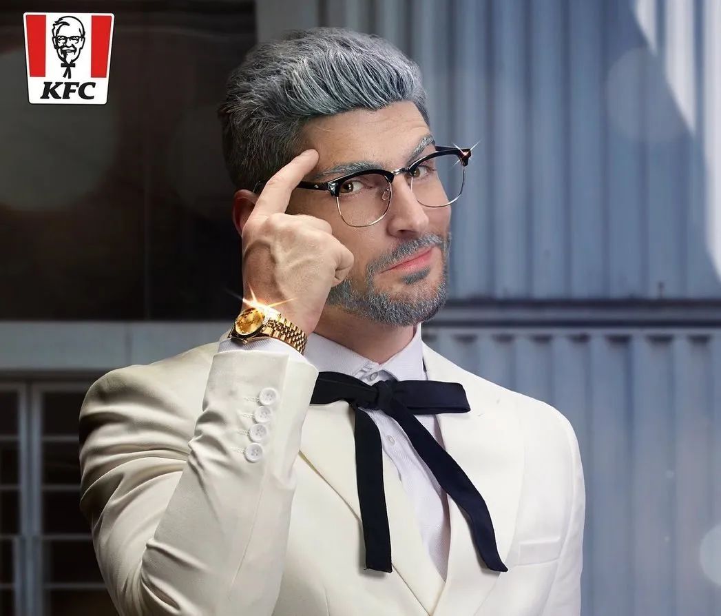 肯德基帅气男人,肯德基帅气男生