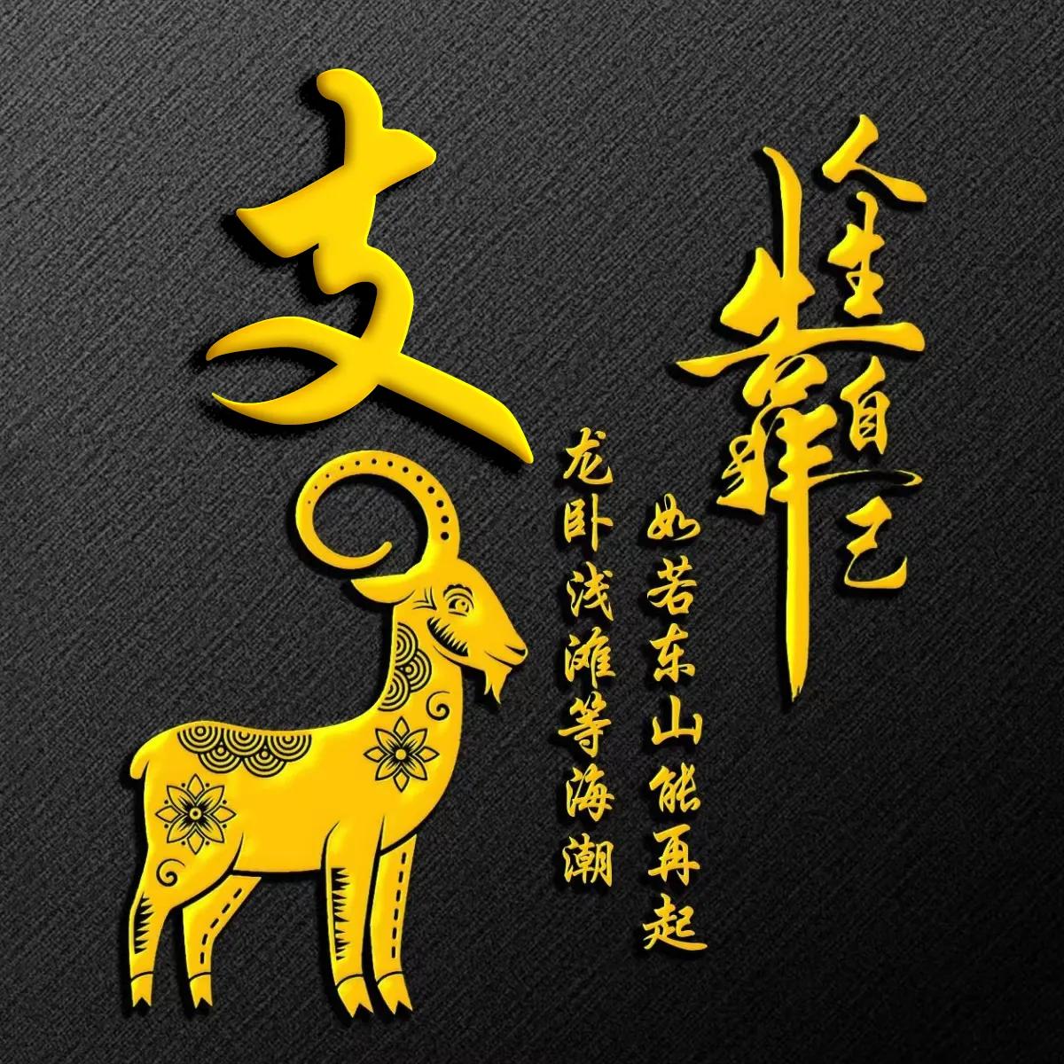 十二生肖烫金字体姓氏微信头像,微信头像鼠年名字励志
