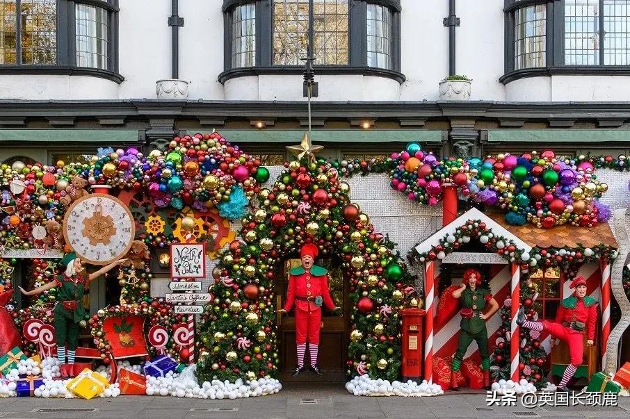 伦敦圣诞橱窗,2021年英国圣诞