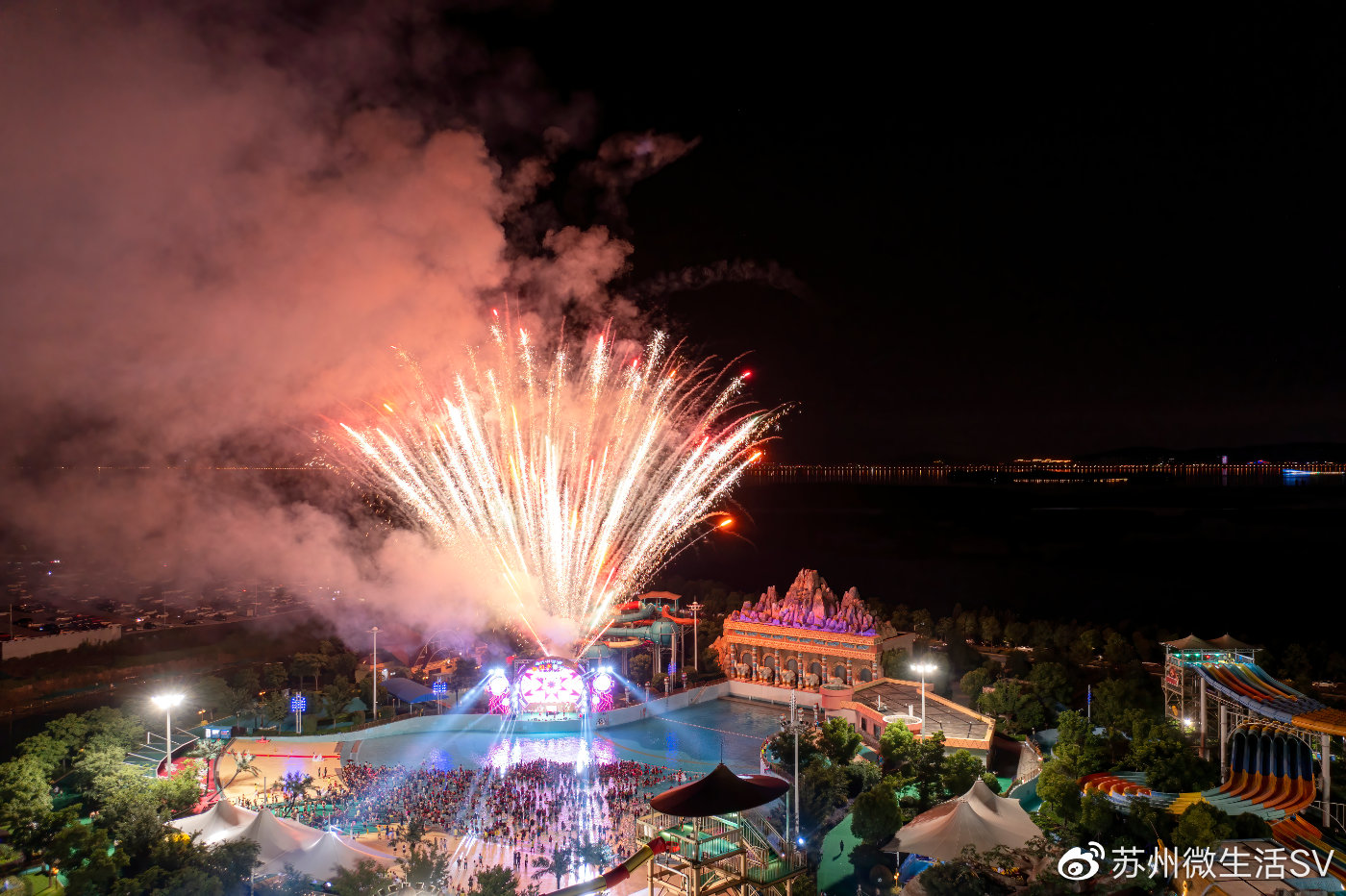 苏州湾梦幻水上世界电音节直播,苏州湾梦幻水世界7月9日电音节