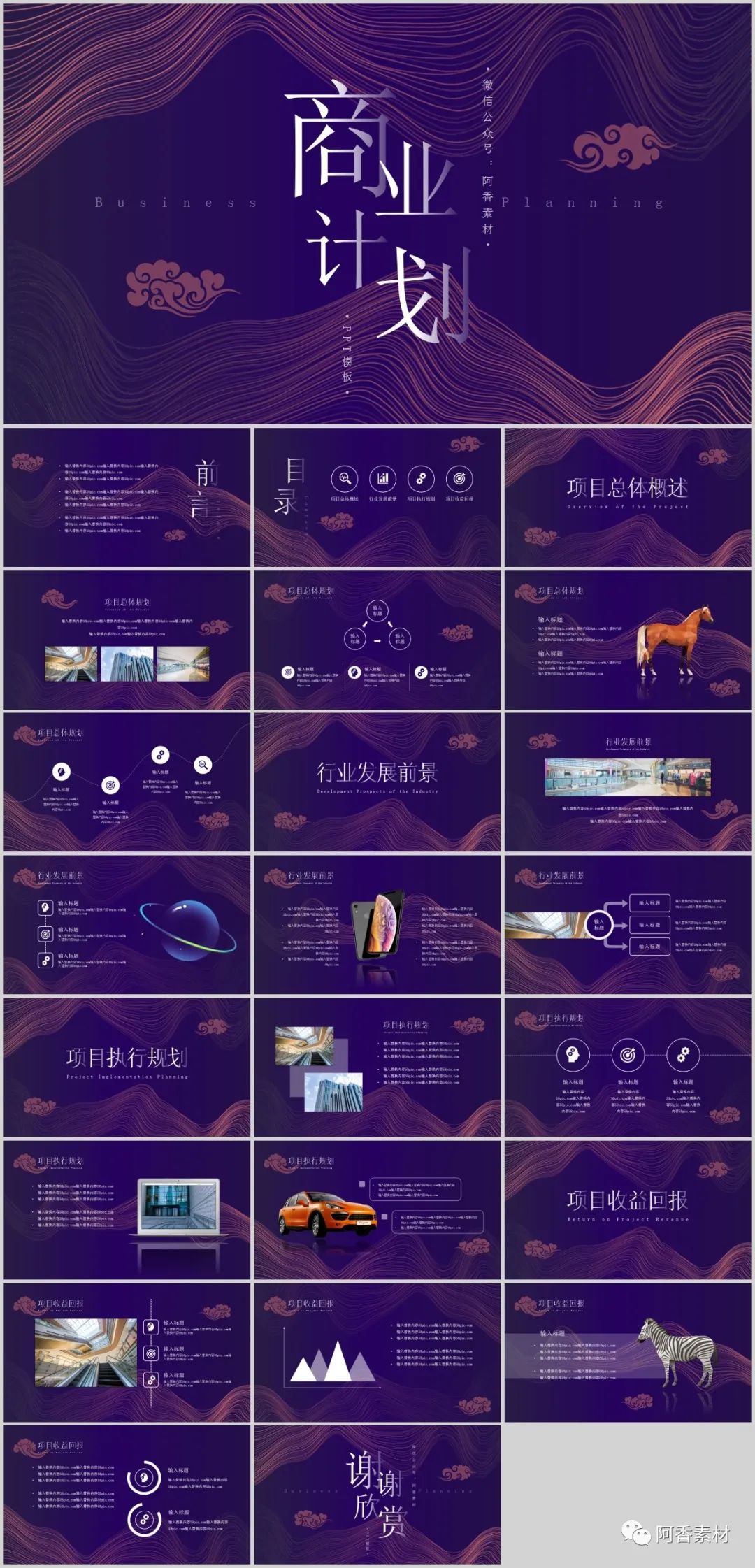 大健康商业计划书ppt模板,专业商业计划书ppt模板免费下载