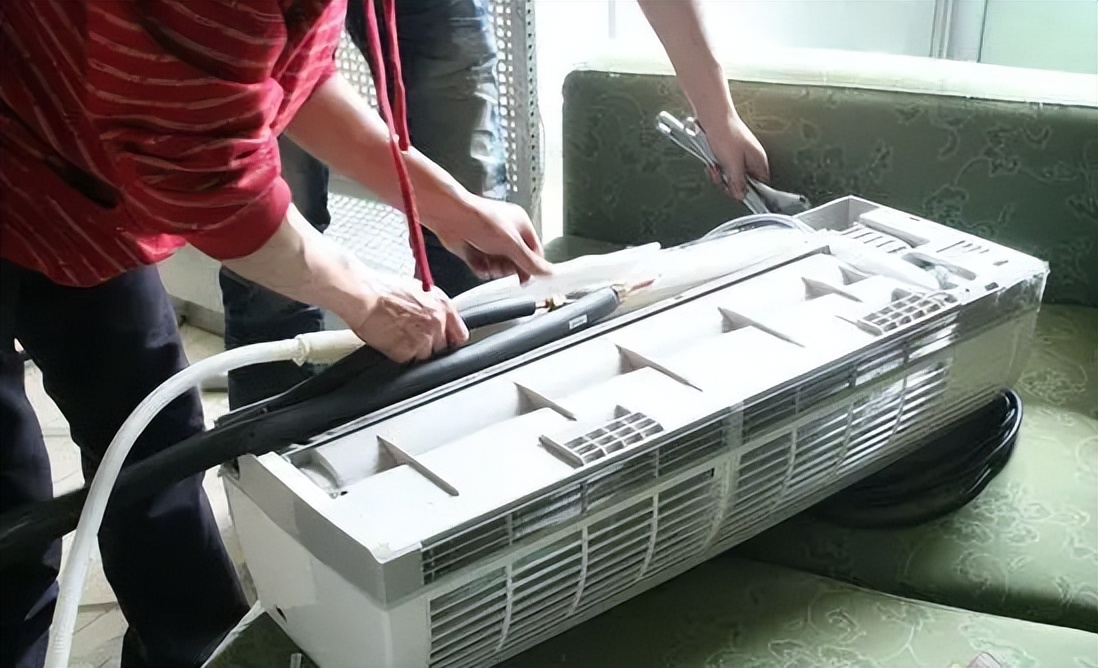 美的空调移机收氟步骤视频,柜机空调自己移机步骤图解