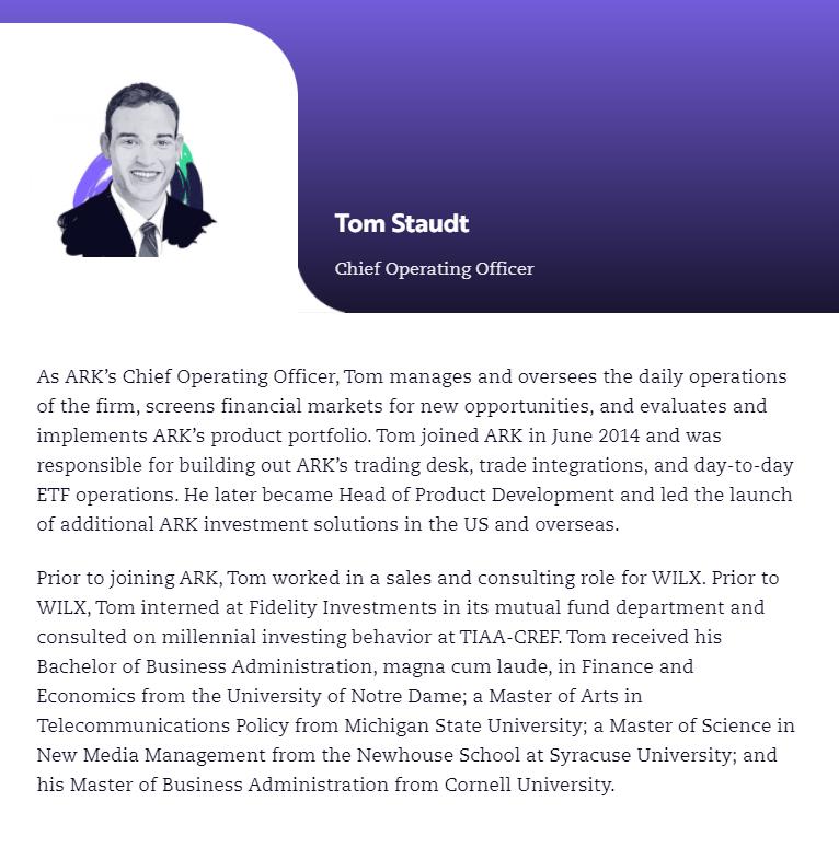 ARKInvest团队大揭秘