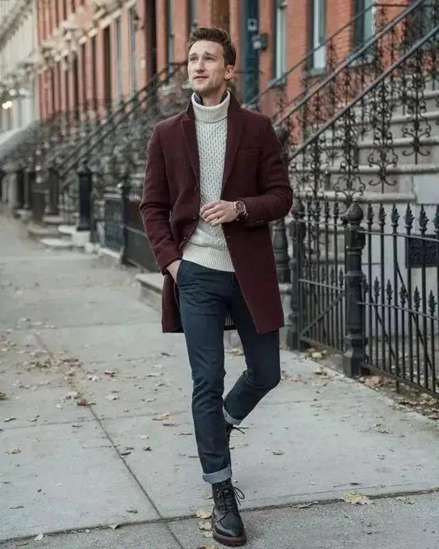 皮靴搭配牛仔裤,大黄靴与牛仔裤的搭配