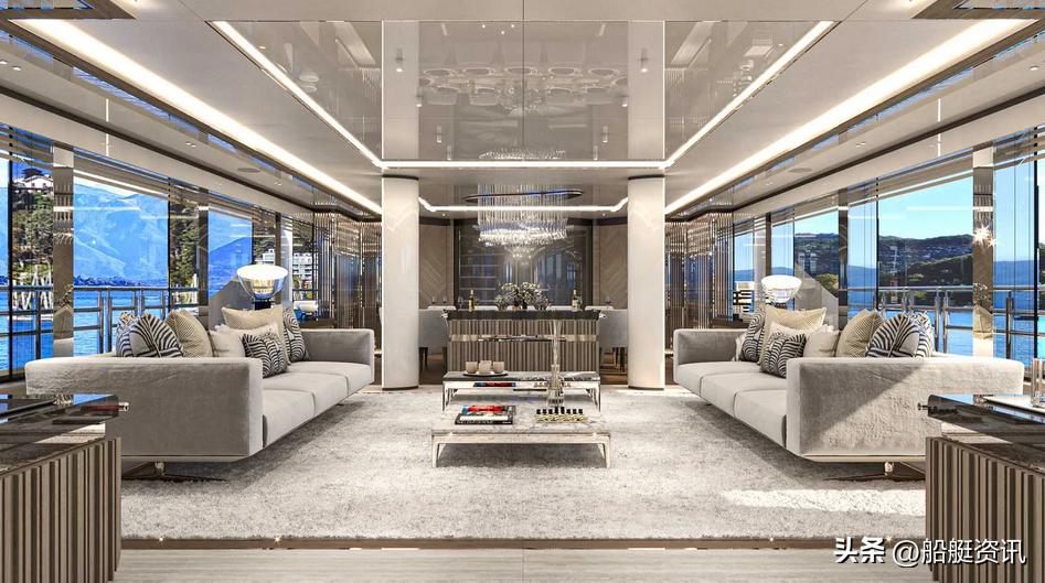 意大利工作室为第二艘Bilgin163打造的奢华内饰