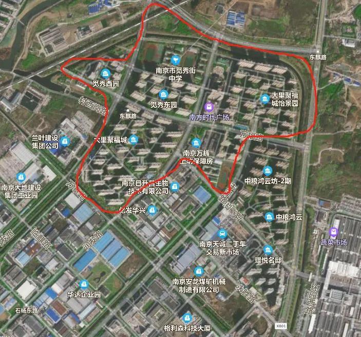南京保障房绿洲片区的规划范围,南京红枫片区保障房