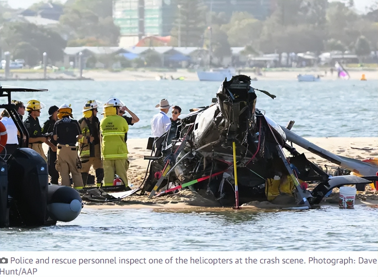 两架澳大利亚飞机相撞,澳大利亚直升机相撞事故第一视角