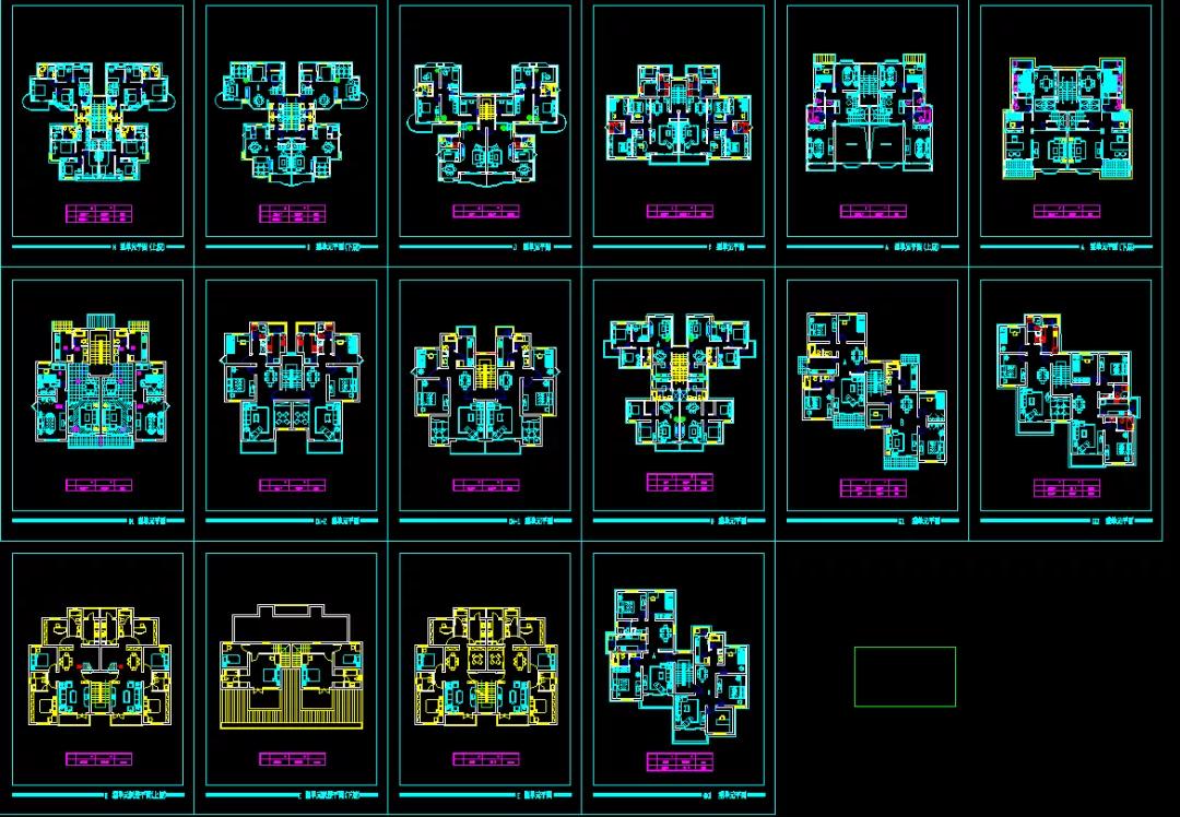 cad户型家具平面图,从零开始学cad简单户型图