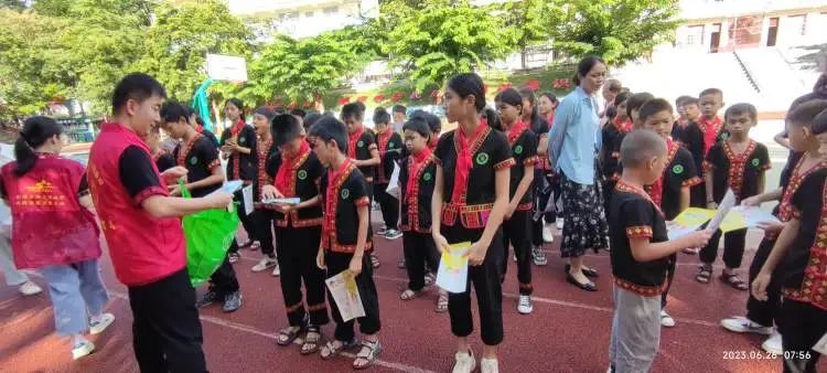 王下乡开展2023年“6·26”国际禁毒日“健康人生•绿色无毒”暨“防毒护苗”为主题的宣传活动