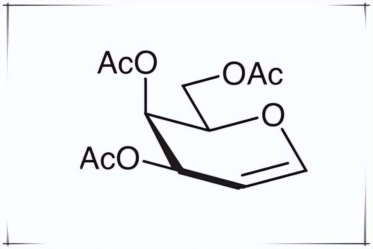 化学式为C12H16O7，4098-06-0，3,4,6-Tri-O-acetyl-D-galactal