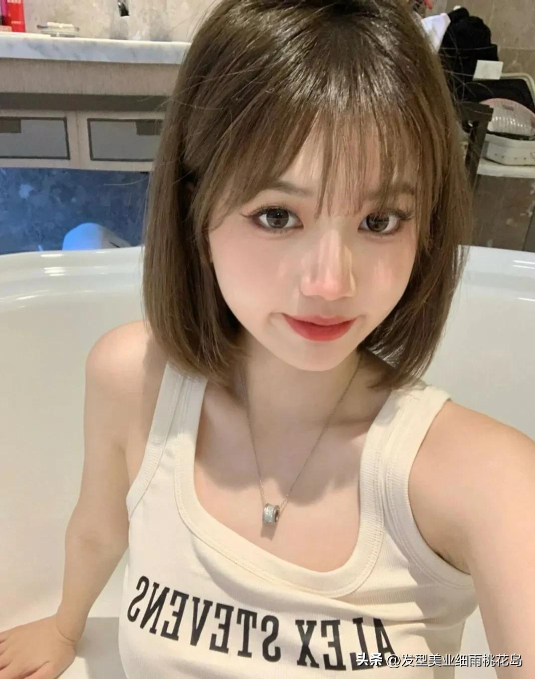 短发中年女网红排行,短发纹身女网红