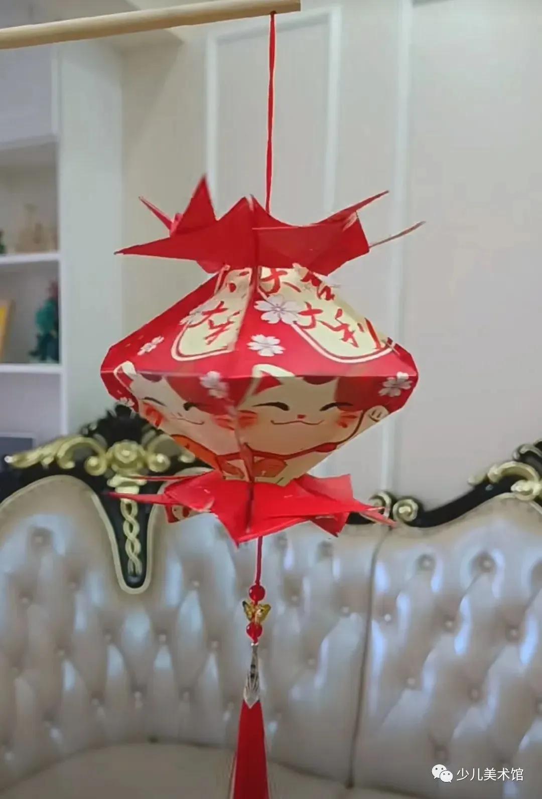 元宵节又好看又简单的手工灯笼,可爱简单的手工元宵节灯笼怎么做