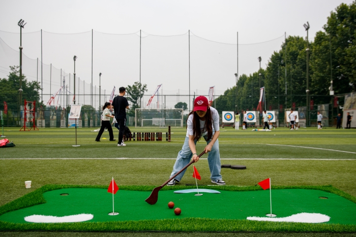 迎大运趣味运动会,迎大运盛会展艺术风采郫都区