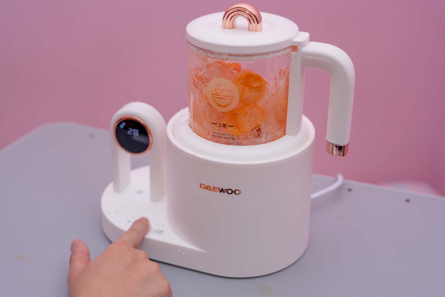 大宇家用热水壶,大宇二合一恒温壶