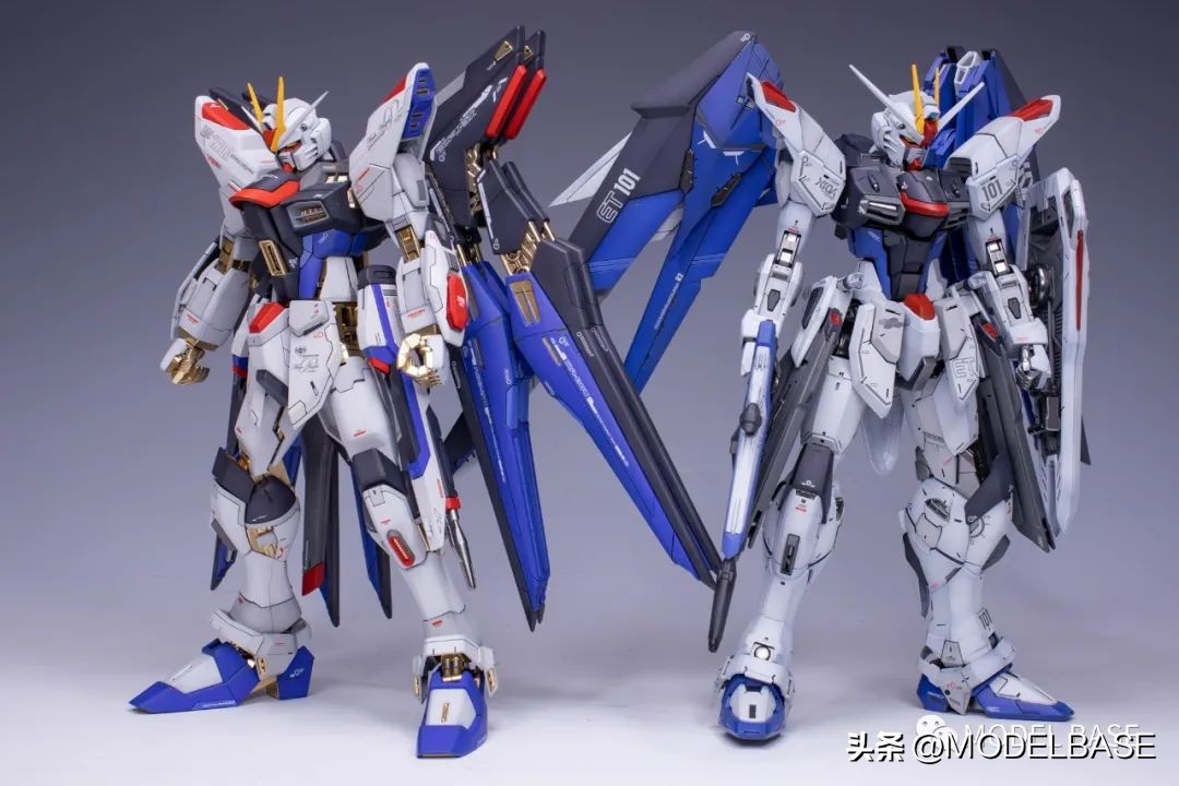 万代mg巴巴托斯喷涂场景重现,万代mgex强袭自由板件