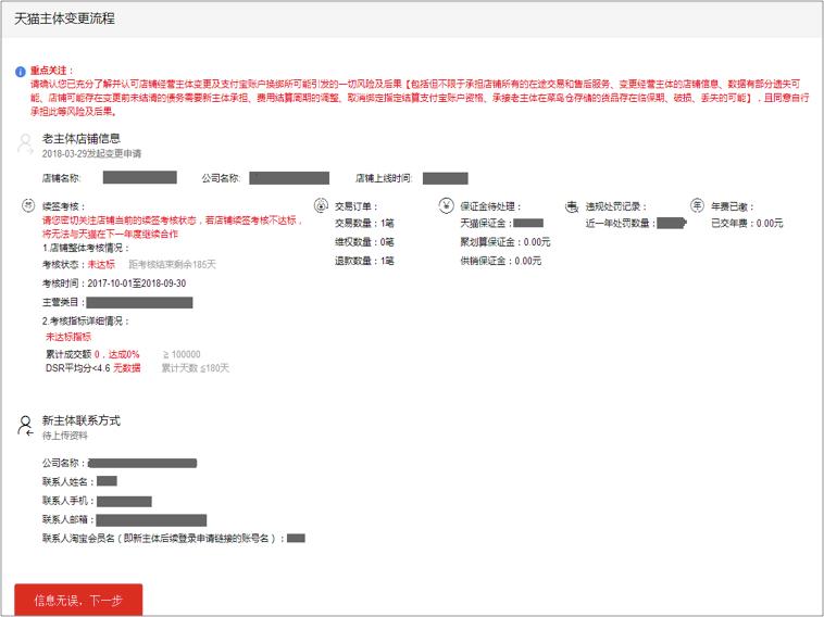 天猫主体变更原因如何填写,天猫变更公司主体多长时间