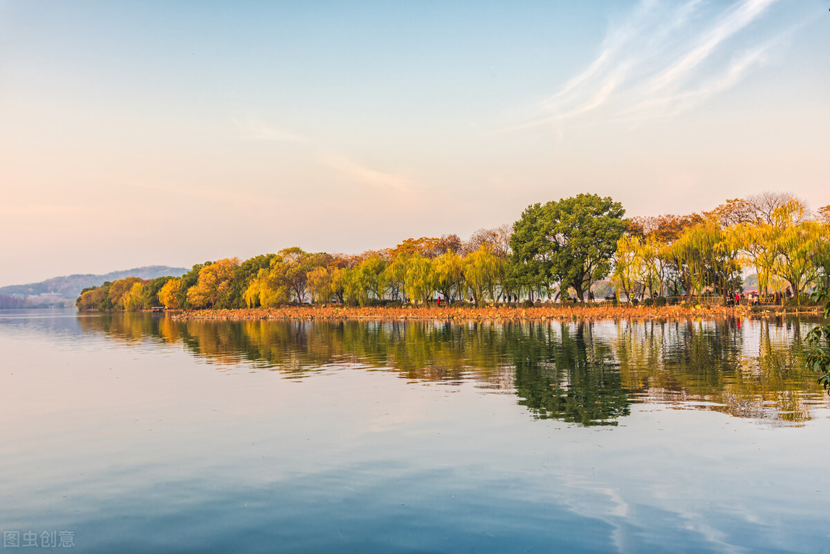 国庆西湖十景,国庆节的西湖风景区
