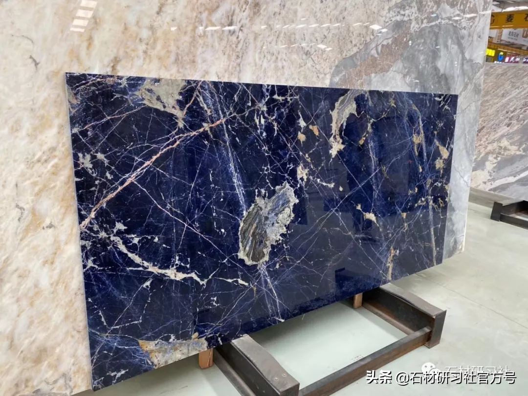 高端大气上档次低调奢华石材,石材蓝色经典