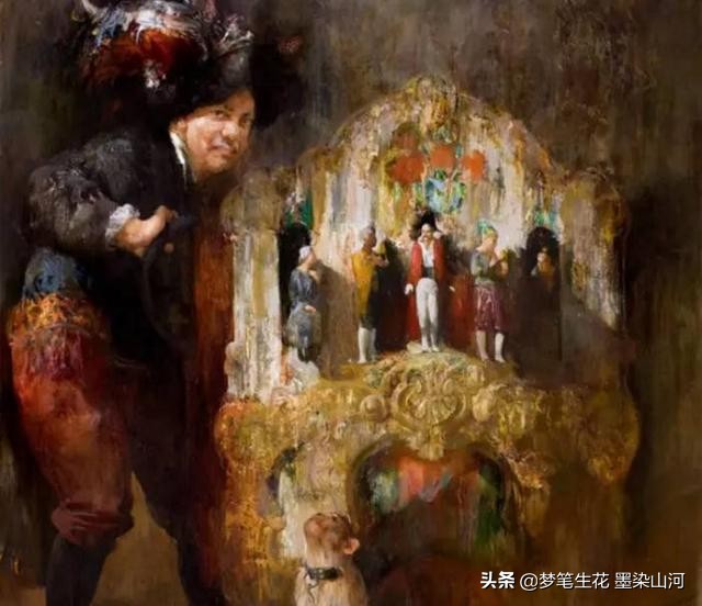 高清油画静物大师作品,欣赏超写实人物油画