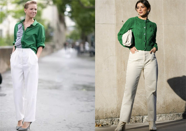 今年流行绿色的衣服超级好看,淡绿色怎么穿才好看