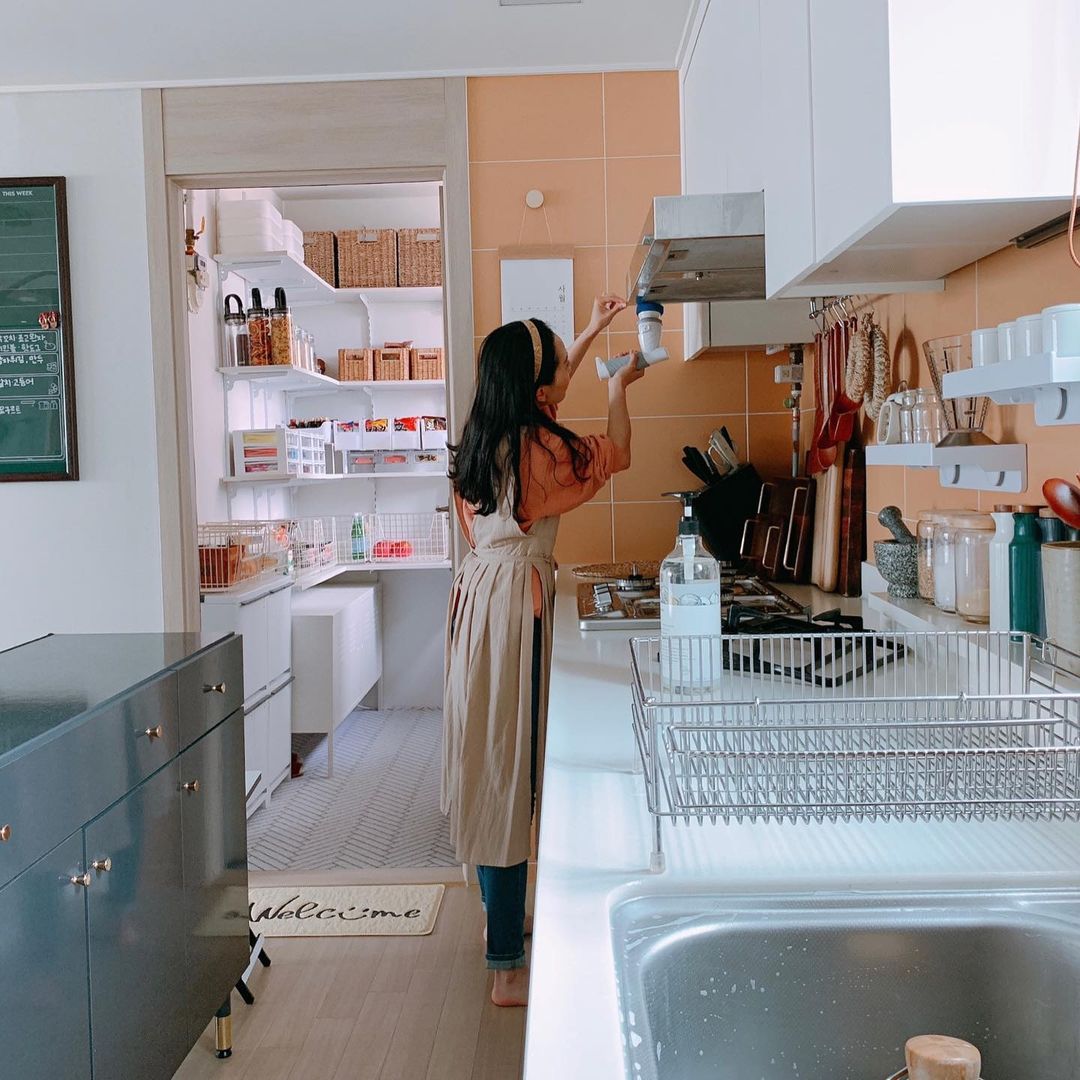 韩国主妇厨房整理,韩国主妇厨房收纳整理