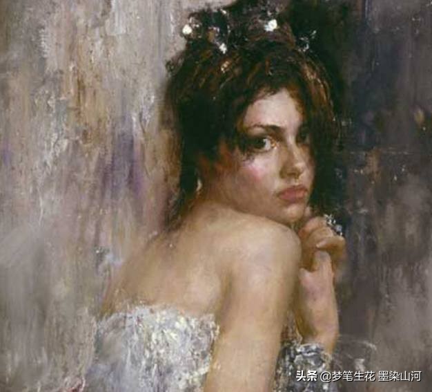 高清油画静物大师作品,欣赏超写实人物油画