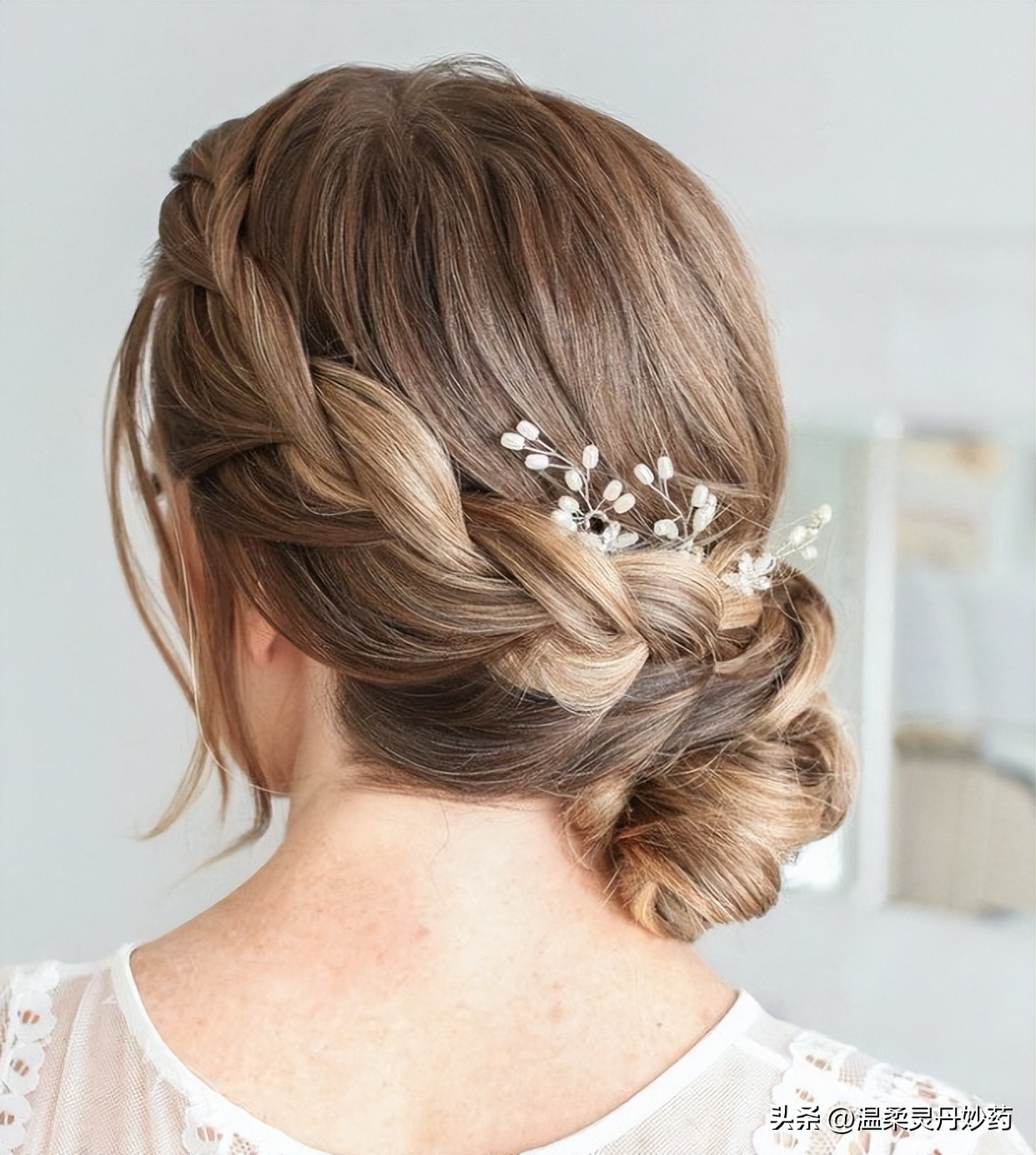 日常生活盘发造型图片,不用打理头发的盘发方法