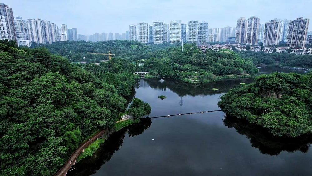 航拍九龙坡区高清旅游视频,重庆九龙坡区景色美图